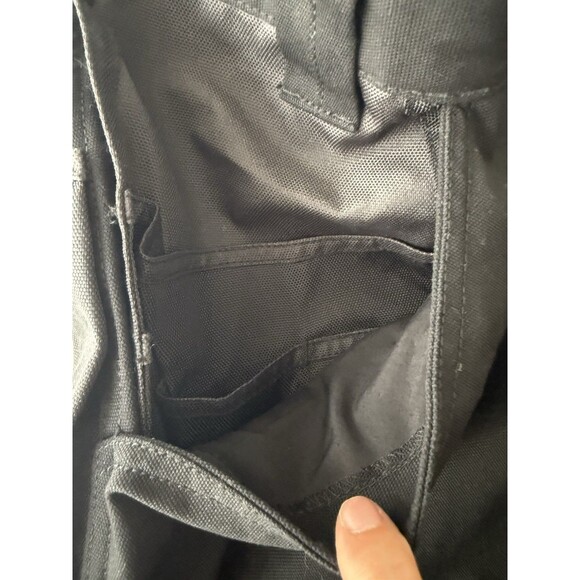 Caterpillar Work Pants Mens 34x34 Black Utility Cargo CAT Trademark C172 Pants - Picture 14 of 15